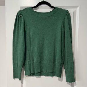 Women’s Puff Sleeve Crew Neck Sweater size M